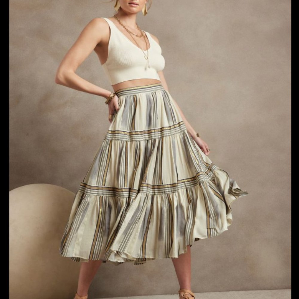 Banana Republic Zephyr Midi Skirt